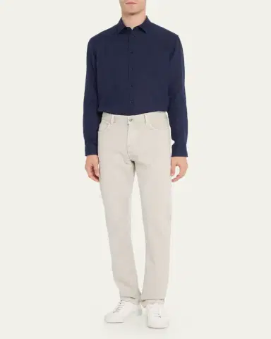 Vilebrequin Caroubis Linen Pocket Sport Shirt | Thumbnail 2 Vilebrequin Caroubis Linen Pocket Sport Shirt | Thumbnail 2