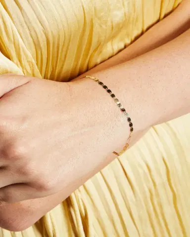 Lana 14K Gold Nude Chain Bracelet | Thumbnail 2