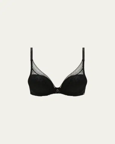Chantelle Festivite Lace Plunge Bra, Bright Pink | Thumbnail 2 Chantelle Festivite Lace Plunge Bra, Bright Pink | Thumbnail 2