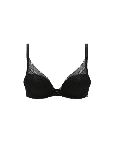 Chantelle Festivite Lace Plunge Bra, Bright Pink | Thumbnail 1 Chantelle Festivite Lace Plunge Bra, Bright Pink | Thumbnail 1