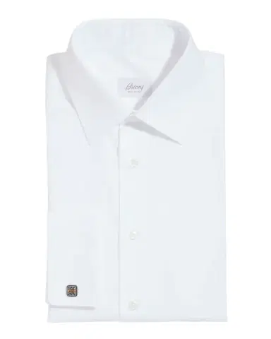Brioni Wardrobe Essential French-Cuff Dress Shirt | Thumbnail 1 Brioni Wardrobe Essential French-Cuff Dress Shirt | Thumbnail 1