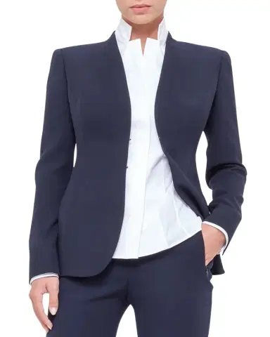 Akris Shawl-Collar Wool Jacket | Thumbnail 1