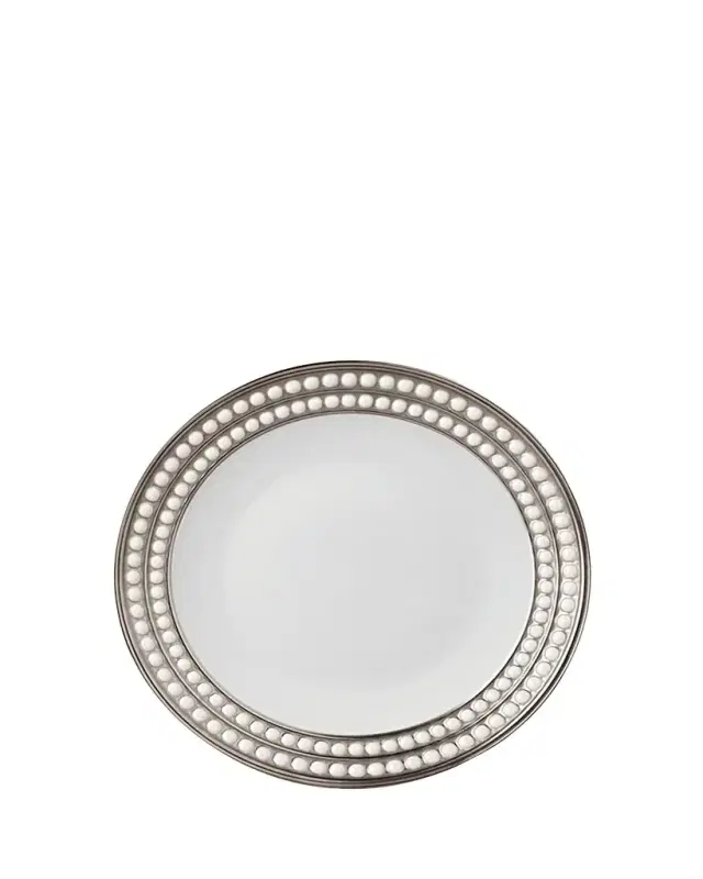 L'Objet Perlee Platinum Salad Plate