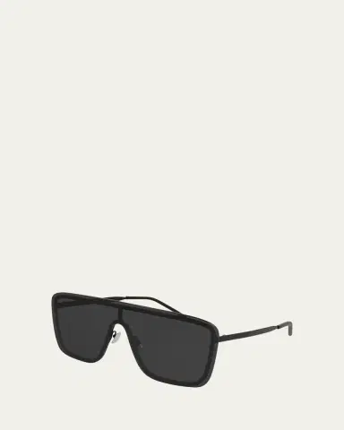 Saint Laurent Mask Shield Mirrored Sunglasses | Thumbnail 3