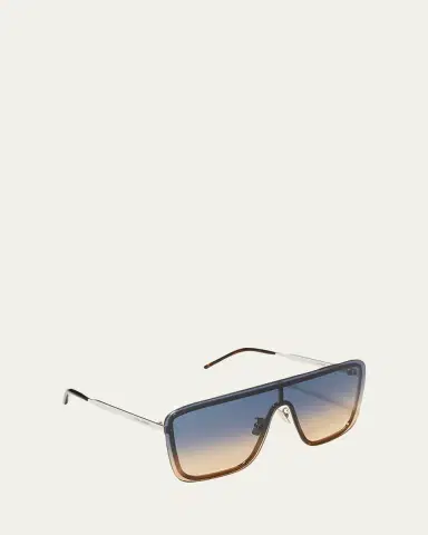Saint Laurent Mask Shield Mirrored Sunglasses | Thumbnail 5