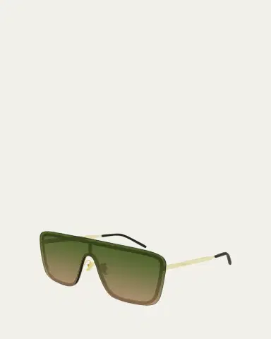 Saint Laurent Mask Shield Mirrored Sunglasses | Thumbnail 7