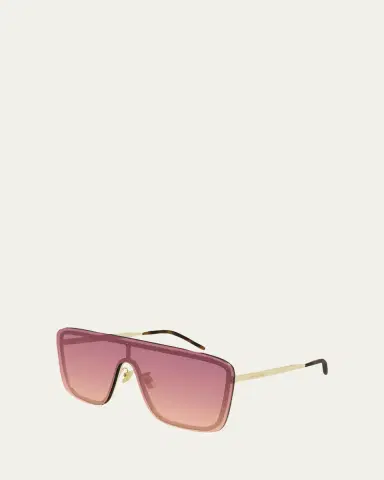 Saint Laurent Mask Shield Mirrored Sunglasses | Thumbnail 8