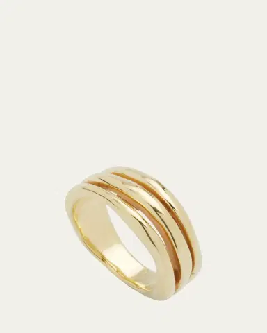 Ippolita Smooth Squiggle Triple Band Ring in 18K | Thumbnail 3