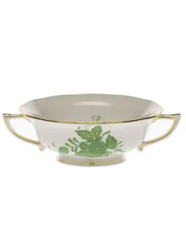 Herend Chinese Bouquet Green Cream Soup Cup | Thumbnail 1