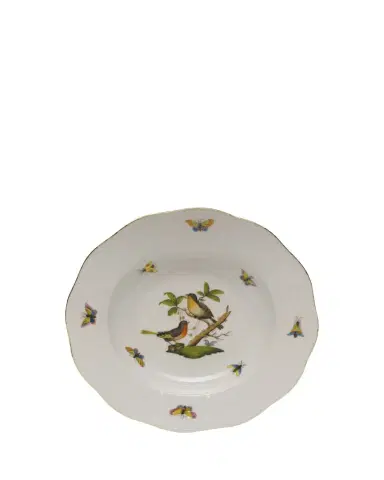 Herend Rothschild Bird Rim Motif 8 Soup Plate | Thumbnail 1