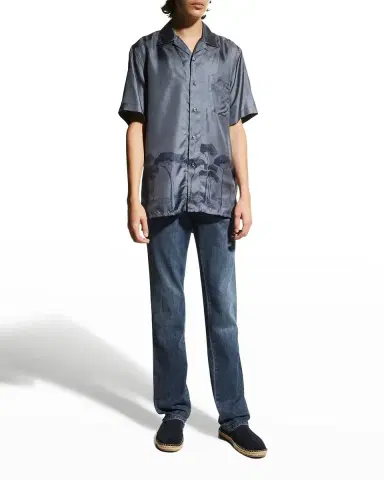 Brioni Dark-Wash Stretch-Denim Jeans | Thumbnail 2 Brioni Dark-Wash Stretch-Denim Jeans | Thumbnail 2