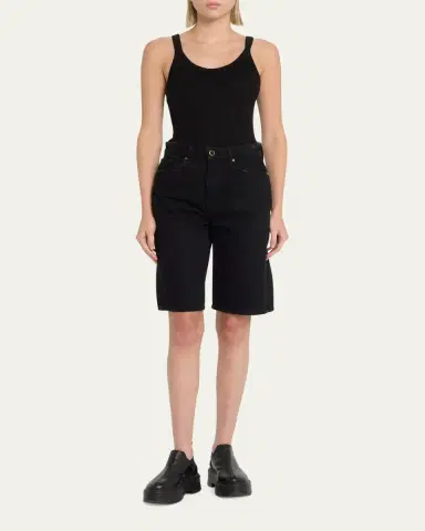RE/DONE Ribbed Scoop-Neck Fitted Tank | Thumbnail 9