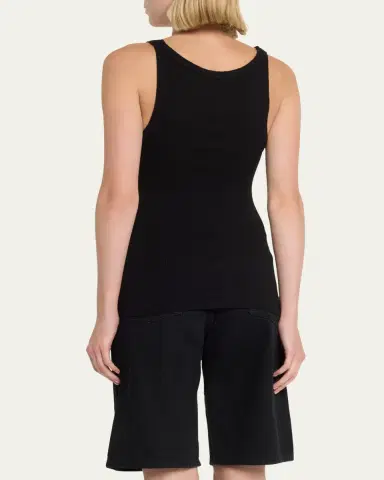 RE/DONE Ribbed Scoop-Neck Fitted Tank | Thumbnail 10
