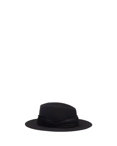Eugenia Kim Blaine Wool Fedora Hat w/ Velvet Band | Thumbnail 1