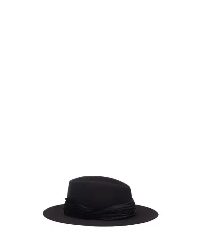 Eugenia Kim Blaine Wool Fedora Hat w/ Velvet Band