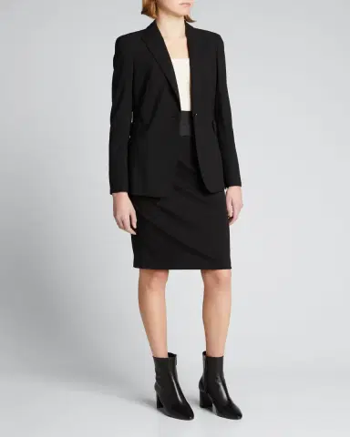 Akris punto High-Waist Jersey Pencil Skirt | Thumbnail 5 Akris punto High-Waist Jersey Pencil Skirt | Thumbnail 5