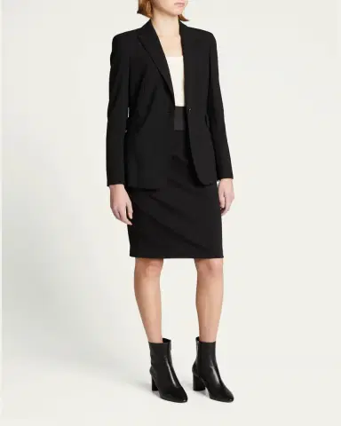 Akris punto High-Waist Jersey Pencil Skirt | Thumbnail 10 Akris punto High-Waist Jersey Pencil Skirt | Thumbnail 10