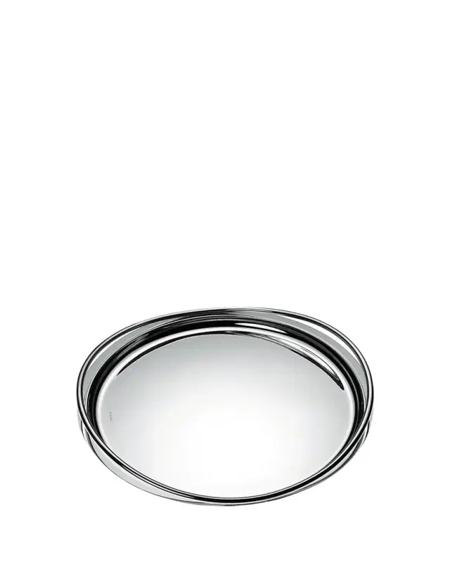 Christofle Vertigo Large Round Tray