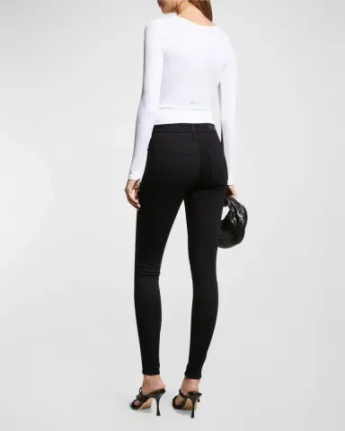 AG Jeans Farrah High-Rise Skinny Jeans | Thumbnail 3 AG Jeans Farrah High-Rise Skinny Jeans | Thumbnail 3