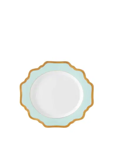 Anna Weatherley Aqua Rimmed Salad Plate | Thumbnail 1