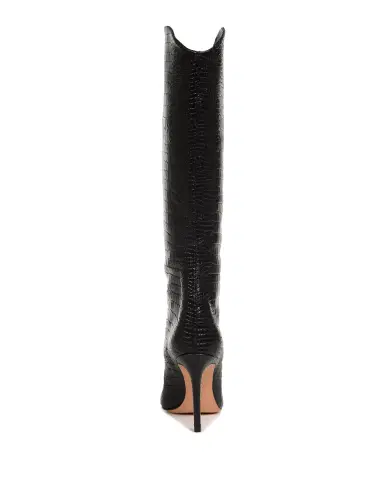 Schutz Maryana Snake-Print Leather Knee Boots | Thumbnail 9
