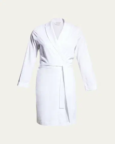 Hanro Cotton Jersey Short Robe | Thumbnail 7