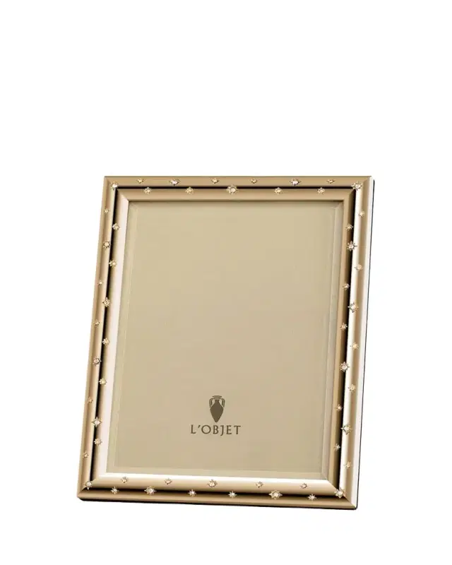 L'Objet Stars Gold Picture Frame, 4" x 6"