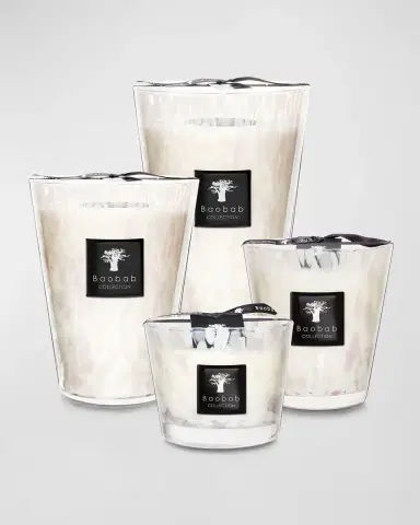 Baobab Collection White Pearls Candle | Thumbnail 5