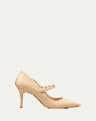 Manolo Blahnik Patent Leather Mary Jane Pumps | Thumbnail 2