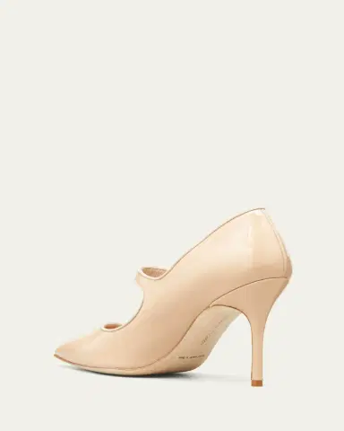 Manolo Blahnik Patent Leather Mary Jane Pumps | Thumbnail 3