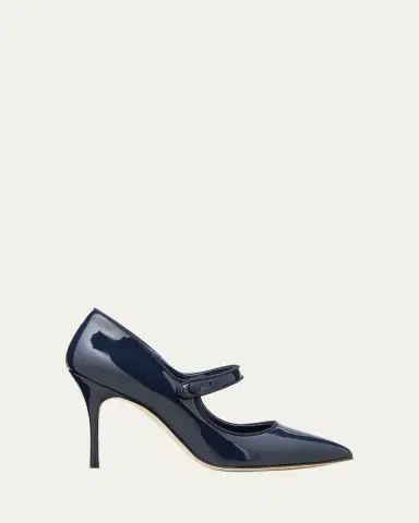 Manolo Blahnik Patent Leather Mary Jane Pumps | Thumbnail 5