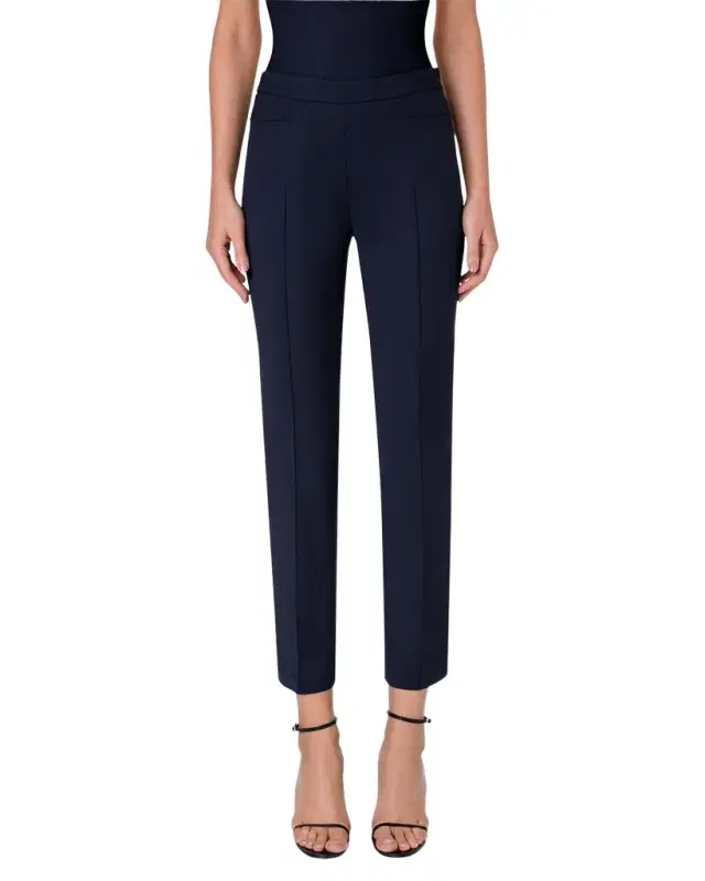 Franca Mid-Rise Cropped Pants