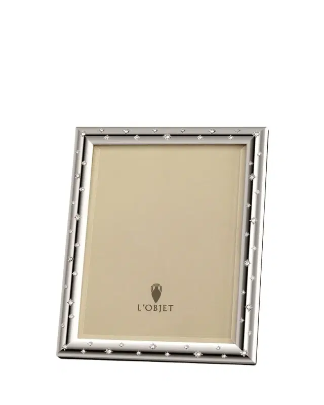 L'Objet Stars Platinum Picture Frame, 8" x 10"