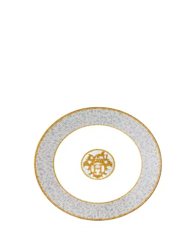 Hermes Mosaique Au 24 Gold Soup Plate | Thumbnail 1