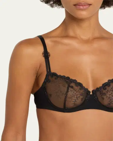 Simone Pérèle Delice Embroidered Demi Bra | Thumbnail 5