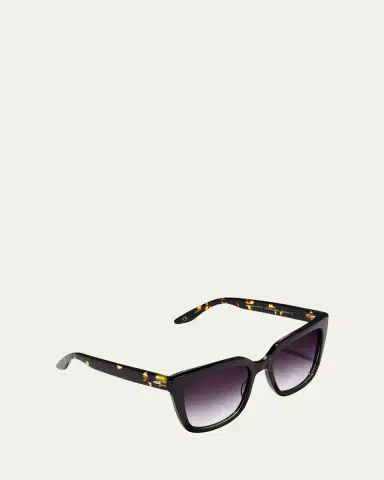 Barton Perreira Bolsha Rectangle Gradient Sunglasses | Thumbnail 3