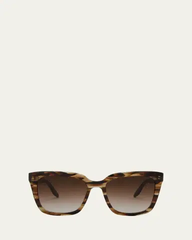 Barton Perreira Bolsha Rectangle Gradient Sunglasses | Thumbnail 5