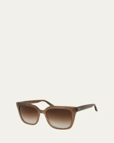 Barton Perreira Bolsha Rectangle Gradient Sunglasses | Thumbnail 6