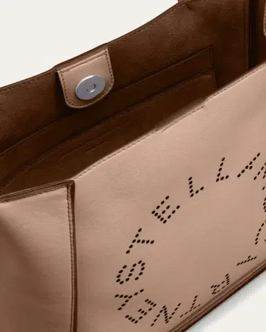 Stella McCartney Mini Logo Vegan Leather Bucket Crossbody Bag | Thumbnail 6 Stella McCartney Mini Logo Vegan Leather Bucket Crossbody Bag | Thumbnail 6