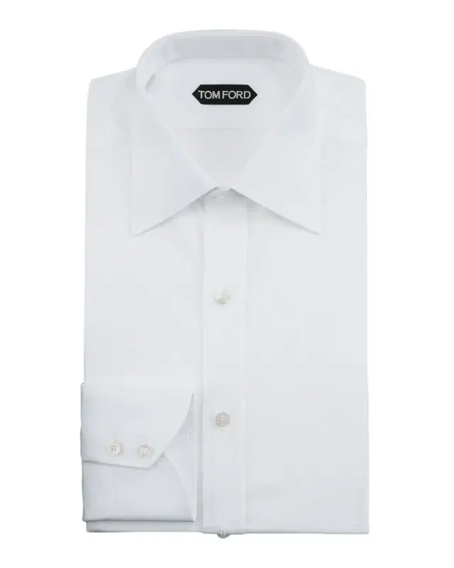 Men's Solid Poplin Dress Shirt