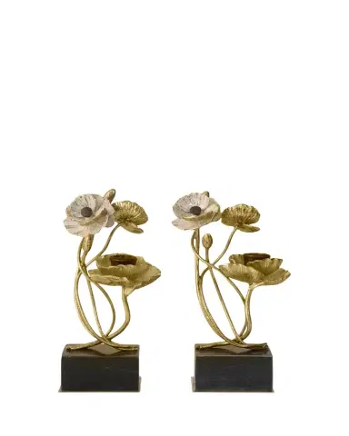 Michael Aram Anemone Candleholders, Set of 2 | Thumbnail 1
