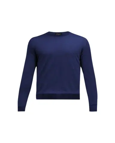 Charvet Men's Solid Cashmere-Silk Crewneck Sweater | Thumbnail 1