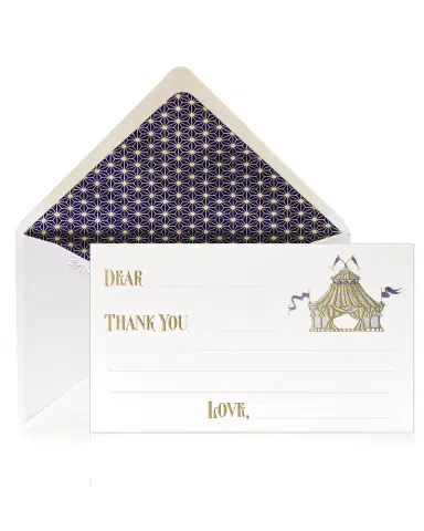 Bell 'INVITO Circus Boy Thank You Cards, Box of 12 | Thumbnail 2