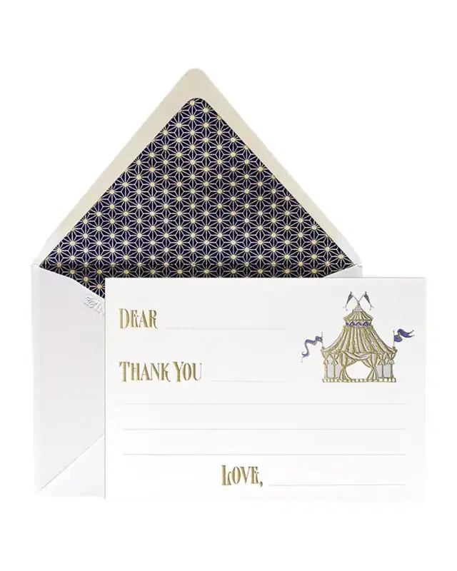 Bell 'INVITO Circus Boy Thank You Cards, Box of 12