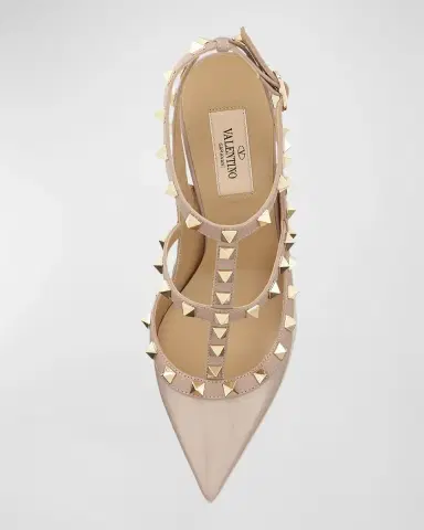 Valentino Garavani Rockstud 100mm Slingback High-Heel Pumps | Thumbnail 2