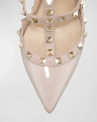 Valentino Garavani Rockstud 100mm Slingback High-Heel Pumps | Thumbnail 3