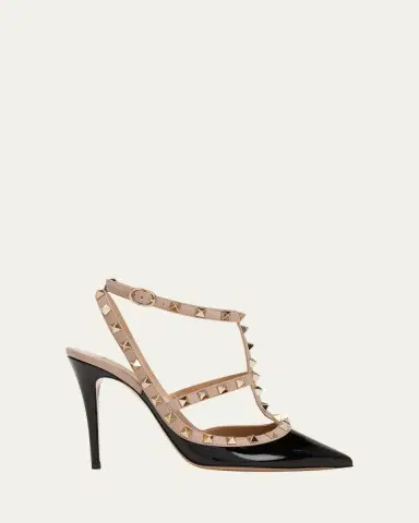 Valentino Garavani Rockstud 100mm Slingback High-Heel Pumps | Thumbnail 4