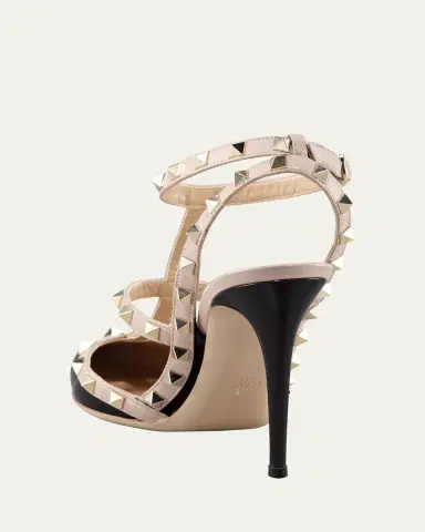 Valentino Garavani Rockstud 100mm Slingback High-Heel Pumps | Thumbnail 5