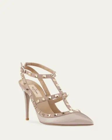 Valentino Garavani Rockstud 100mm Slingback High-Heel Pumps | Thumbnail 9