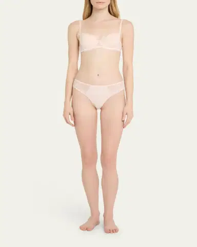 Simone Pérèle Delice Lace Mesh Thong | Thumbnail 3